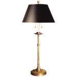 Dorchester Adjustable Table Lamp - Antique-Burnished Brass / Black