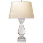 Balustrade Silk Table Lamp - Crystal / Silk