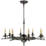 Leaf and Arrow Chandelier - Bronze