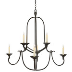 Flemish Chandelier - Aged Iron