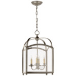 Arch Top Lantern Pendant - Antique Nickel / Clear
