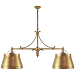 Sloane Double Shop Pendant - Antique Burnished Brass