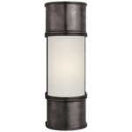 Oxford Bathroom Vanity Light - Bronze / Frosted