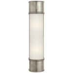Oxford Bathroom Vanity Light - Antique Nickel / Frosted