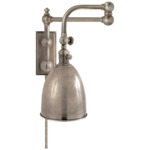 Pimlico Double Swing Arm Wall Light - Antique Nickel