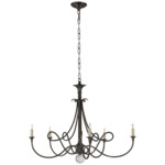 Double Twist Chandelier - Bronze