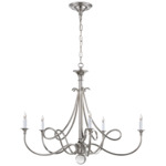 Double Twist Chandelier - Polished Nickel