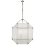 Morris Pendant - Polished Nickel / Frosted