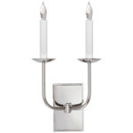 TT Double Wall Sconce - Polished Nickel