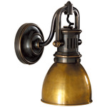 Yoke Wall Sconce - Bronze / Antique Brass