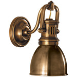 Yoke Wall Sconce - Hand-Rubbed Antique Brass / Antique Brass