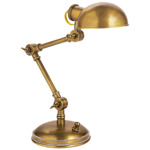 Pixie Desk Lamp - Hand-Rubbed Antique Brass