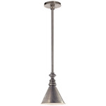 Boston Solid Pendant - Antique Nickel