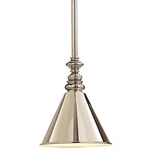 Boston Solid Pendant - Polished Nickel