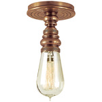 Boston Ceiling Light - Hand Rubbed Antique Brass