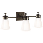 Siena Bathroom Vanity Light - Bronze / White