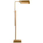 Pask Pharmacy Floor Lamp - Hand-Rubbed Antique Brass