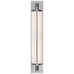 Keeley Bathroom Vanity Light - Chrome / White