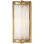 Dresser Bathroom Vanity Light - Hand Rubbed Antique Brass / Frosted