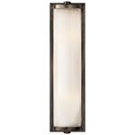 Dresser Bathroom Vanity Light - Bronze / Frosted