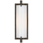 Calliope Bathroom Vanity Light - Bronze / White
