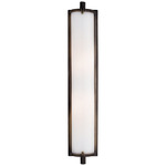 Calliope Bathroom Vanity Light - Bronze / White