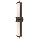 Merchant Bathroom Vanity Light - Bronze / White