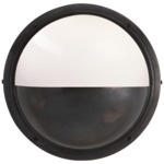 Pelham Moon Wall Sconce - Bronze / White