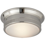 Calliope Ceiling Light - Polished Nickel / White