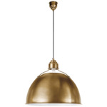 Eugene Pendant - Hand-Rubbed Antique Brass