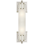 Openwork Wall Sconce - Polished Nickel / Frosted