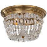 Paris Flea Market Ceiling Light - Antique Burnished Brass / Seeded