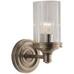 Ava Wall Sconce - Antique Nickel / Crystal