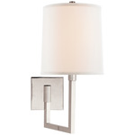 Aspect Articulating Wall Sconce - Polished Nickel / Linen
