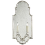 Sussex Framed Double Wall Sconce - Polished Nickel