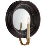Chelsea Reflection Wall Sconce - Tudor Brown Stain / Mirror