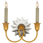 Huntington Wall Sconce - Hand-Rubbed Antique Brass / Crystal