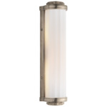 Milton Road Wall Sconce - Antique Nickel / White