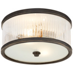 Randolph Ceiling Light - Bronze / Frosted