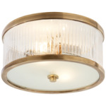 Randolph Ceiling Light - Hand-Rubbed Antique Brass / Frosted