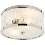 Randolph Ceiling Light - Polished Nickel / Frosted