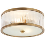 Randolph Ceiling Light - Hand-Rubbed Antique Brass / Frosted
