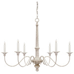 Country Chandelier - Belgian White