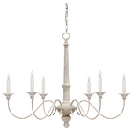 Country Chandelier - Belgian White