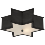 Sophia Ceiling Light - Gun Metal / Frosted