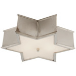 Sophia Ceiling Light - Polished Nickel / Frosted
