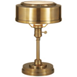Henley Table Lamp - Hand Rubbed Antique Brass / Clear