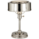 Henley Table Lamp - Polished Nickel / Clear