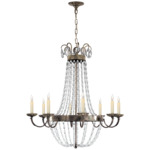 Paris Flea Market Chandelier - Sheffield Silver / Seeded