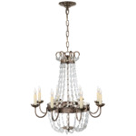 Paris Flea Market Chandelier - Sheffield Silver / Seeded